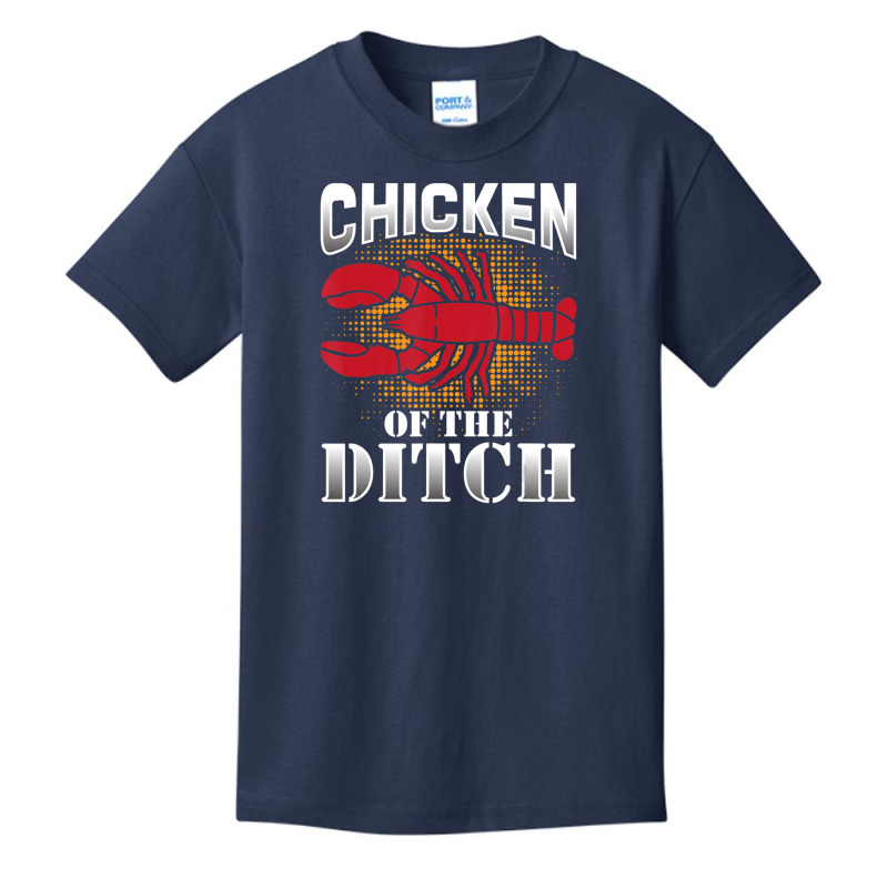 Chicken Ditch Crawfish Cajun Crayfish Food Party Basic Youth T-shirt | Artistshot