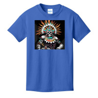 Dia De Los Muertos Aztec Warrior Calavera Mayan Mythology Basic Youth T-shirt | Artistshot