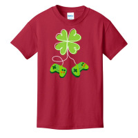 Trending Video Gamer St. Patricks Day Gaming St Patty's Day For Boys Basic Youth T-shirt | Artistshot