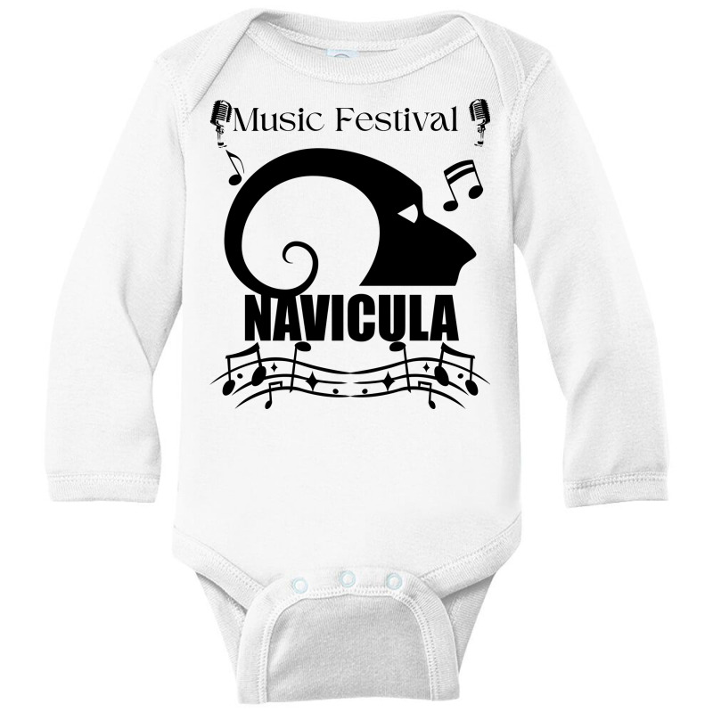 Navicula For Music Festival Long Sleeve Baby Bodysuit | Artistshot