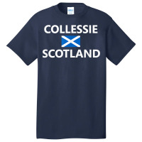 Collessie Scotland Scottish Flag City T Shirt Basic T-shirt | Artistshot