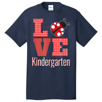 Love Kindergarten Back To School Ladybug _001 Basic T-shirt | Artistshot