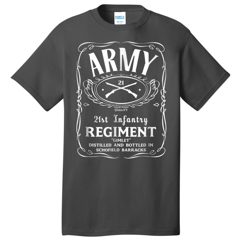 21st Infantry Regimen Basic T-shirt by ALFREDMCGOWAN | Artistshot