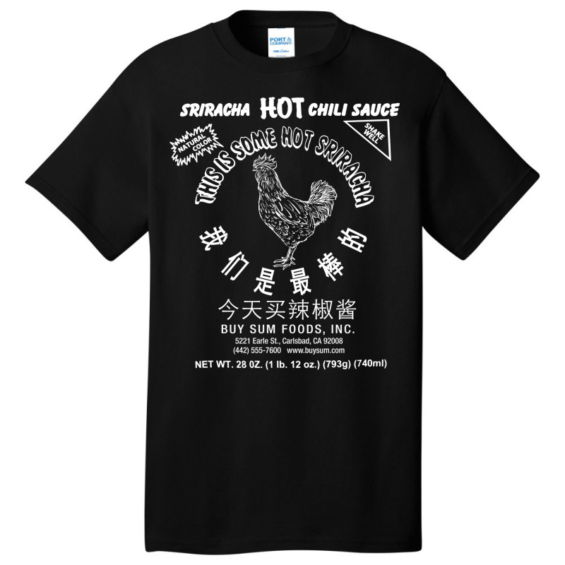 Sriracha Hot Chili Sauce Rooster Trending Basic T-shirt | Artistshot