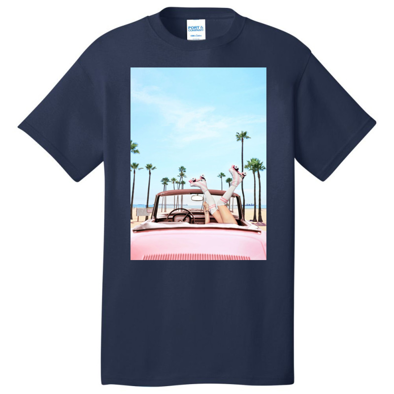 Long Beach Basic T-shirt by sarahlenoir | Artistshot