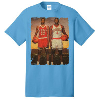 Stacey Augmon And Larry Johnson 1991 80s Basic T-shirt | Artistshot