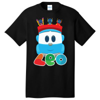 Leo The Truck And Robots Hipster Basic T-shirt | Artistshot