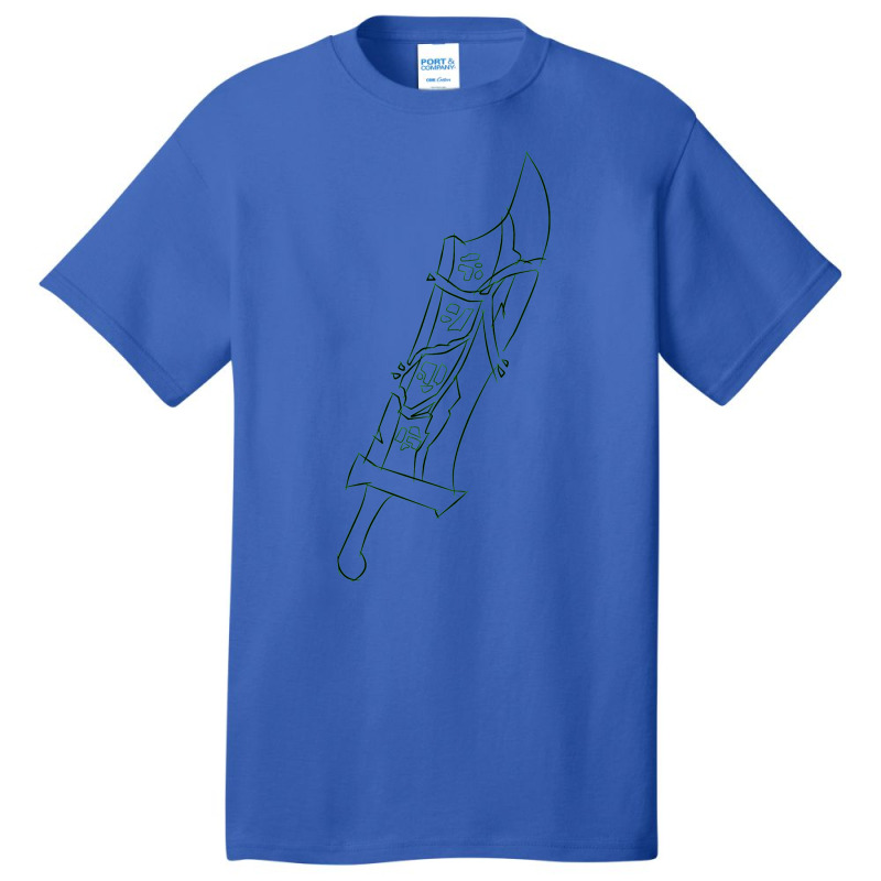 Riven Blade Basic T-shirt by omonovwomgm | Artistshot