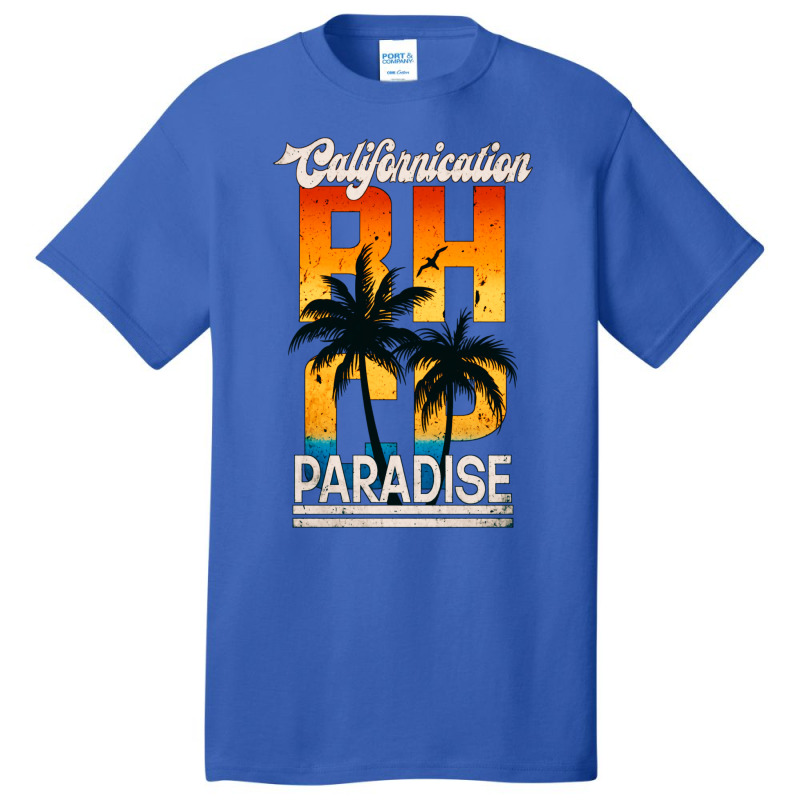 Paradise California Retro Art Funny Basic T-shirt by almsrikamel6 | Artistshot