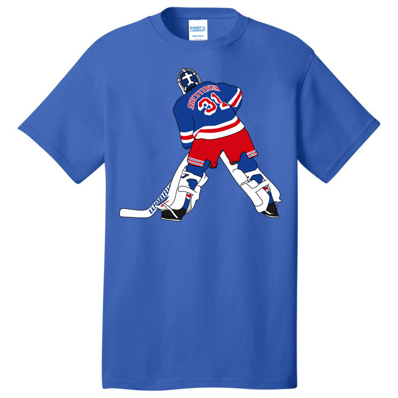 Shesterkin The Goaltender Girl Basic T-shirt by almsrikamel6 | Artistshot