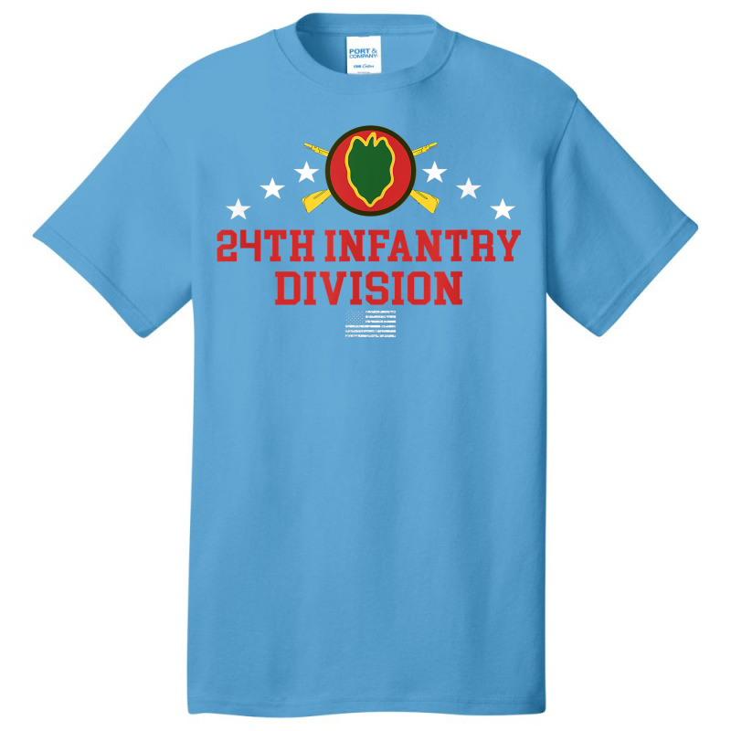 24th Infantry Division 001 Basic T-shirt by ALFREDMCGOWAN | Artistshot