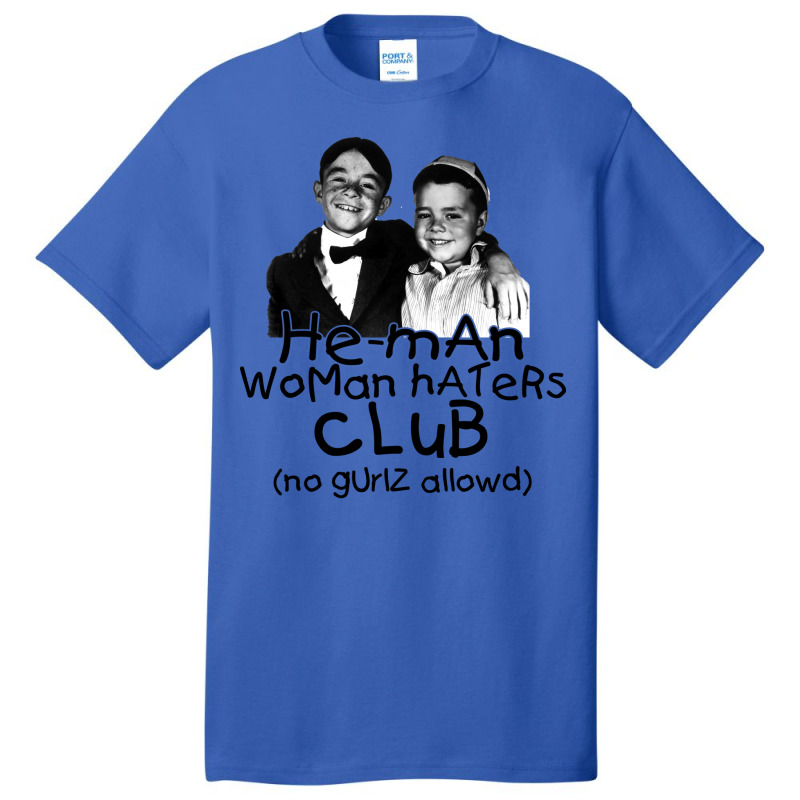 He Man Woman Haters Club From Our Gang The Little Rascals Green Basic T-shirt | Artistshot