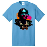 Lil Tjay Art Blue Basic T-shirt | Artistshot