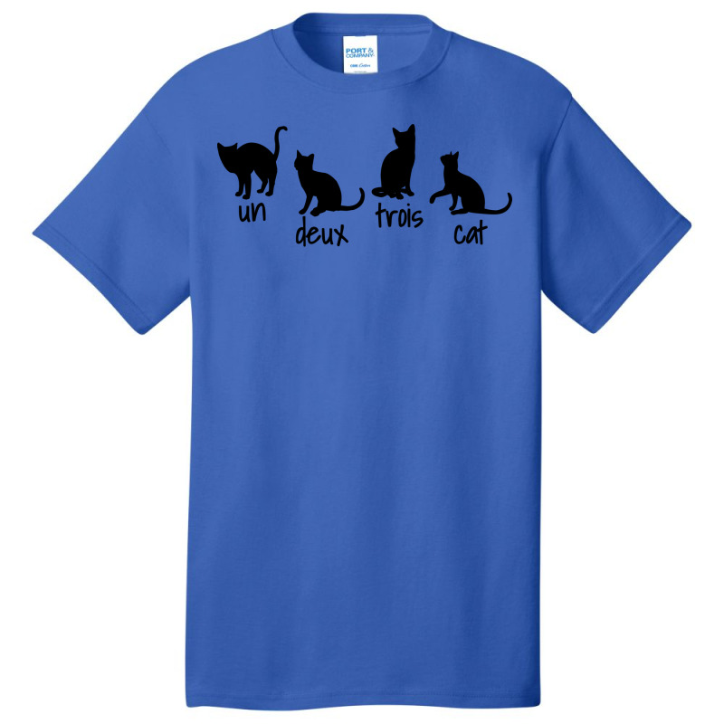 Un Deux Trois Cat Nostalgia Basic T-shirt | Artistshot