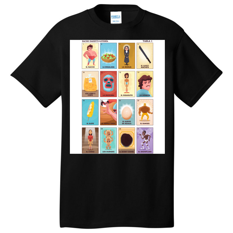 Nacho Daddys Lotera Hipster Basic T-shirt by djorkyahouao | Artistshot