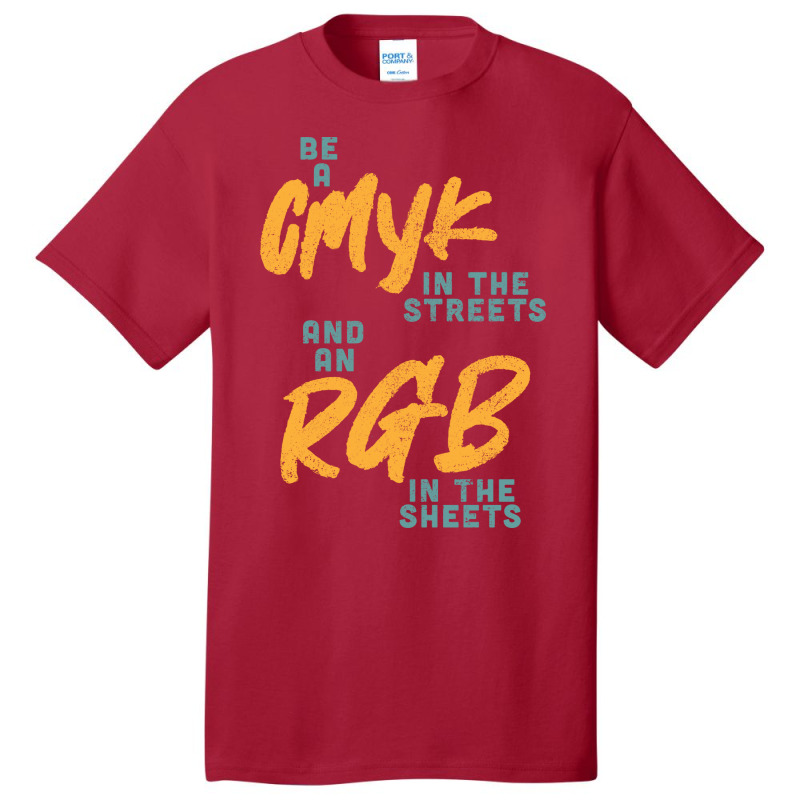 Cmyk In The Streets Cute Basic T-shirt by schalforlays | Artistshot