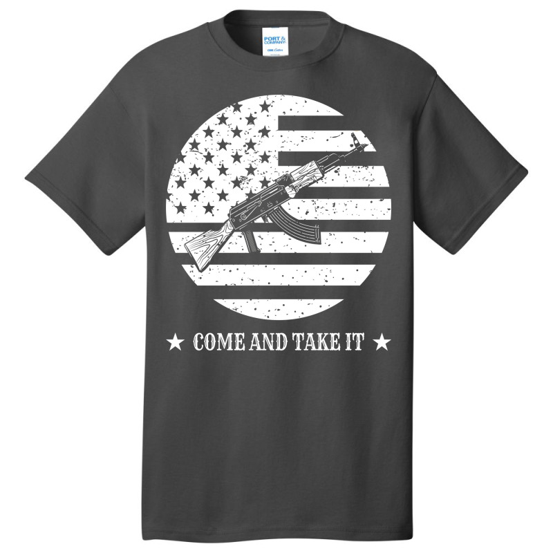 Vintage Fllag Come And Take It Flag Hipster Basic T-shirt | Artistshot