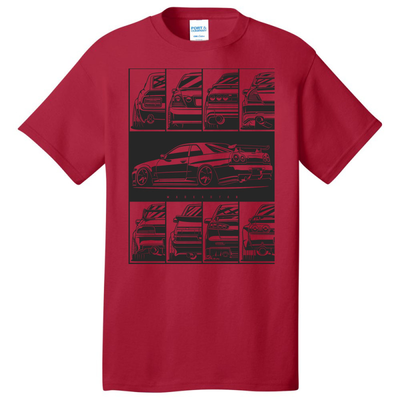 Japanese Legends Mix (jdm) Basic T-shirt by smorvyayidinl | Artistshot