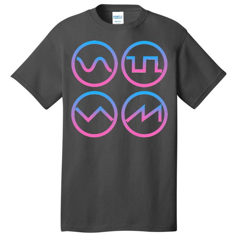 Synth Waveform Synthesizer Classic Basic T-shirt | Artistshot