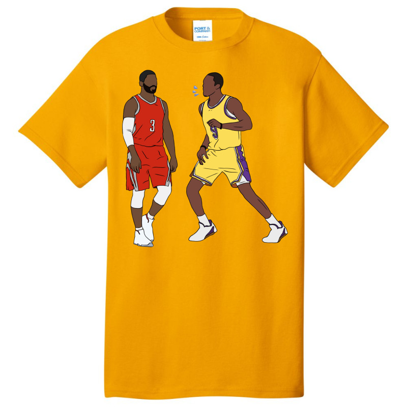 Rajon Rondo Fights Chris Paul Basic T-shirt by alhajiyavanic | Artistshot