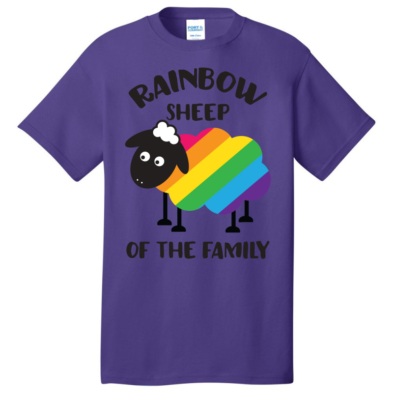 Rainbow Sheep Of The Family Lgbt Pride Basic T-shirt by beyanglubow | Artistshot