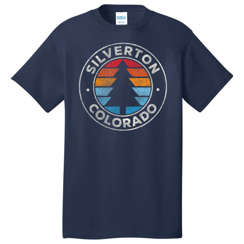 Trending Silverton Colorado Co Vintage Retro 70s Basic T-shirt | Artistshot