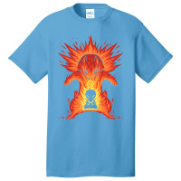 The Explosion Within Typhlosion Cyndaquil Monster Of The Pocket Basic T-shirt | Artistshot