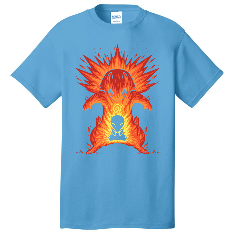 The Explosion Within Typhlosion Cyndaquil Monster Of The Pocket Basic T-shirt by beyanglubow | Artistshot