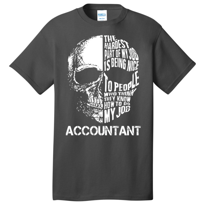 Accountant 80s Nature Basic T-shirt | Artistshot