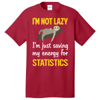 Funny Lazy Statistics Stars Basic T-shirt | Artistshot