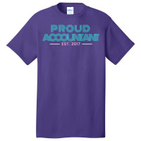 Proud Accountant Est 2017 Boy Basic T-shirt | Artistshot