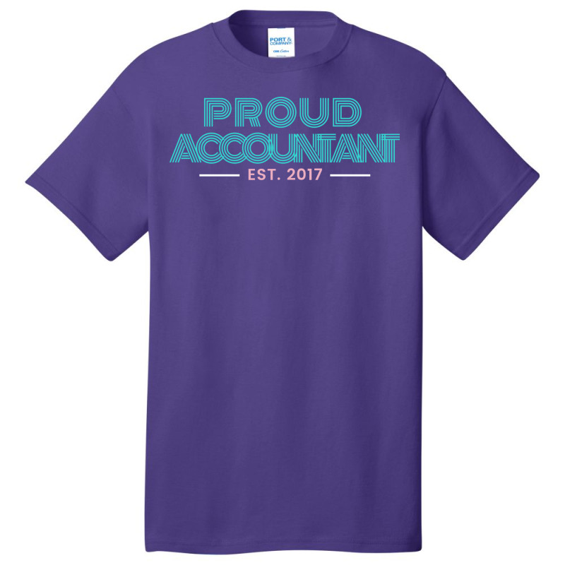 Proud Accountant Est 2017 Boy Basic T-shirt by hutormbuyie6 | Artistshot