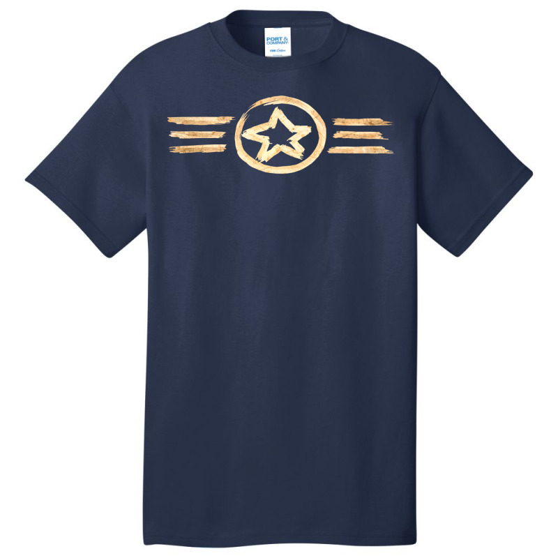 Us Air Force Usaf Roundel Brush Basic T-shirt | Artistshot