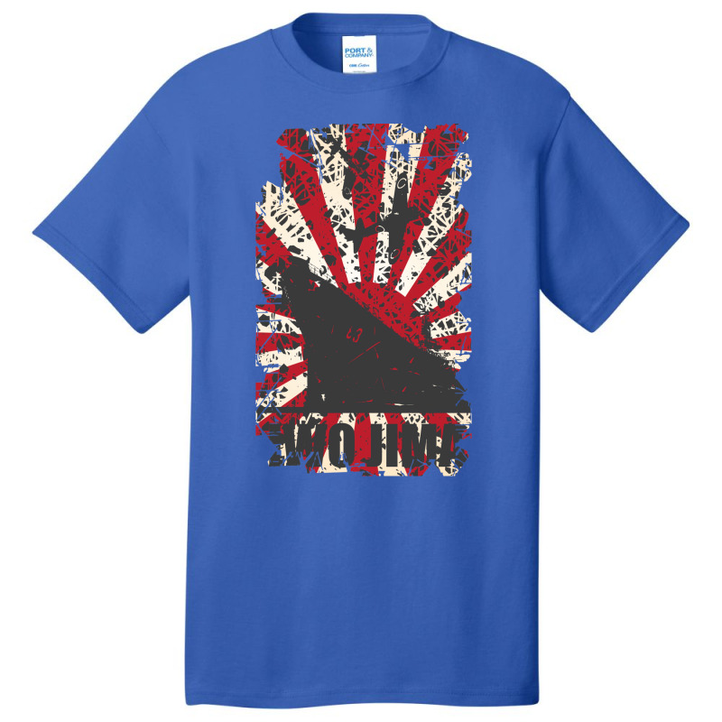 Pacific War Iwo Jima Japanese Navy Empire Flag Ww2 T Shirt Basic T-shirt by kassirromkes5 | Artistshot