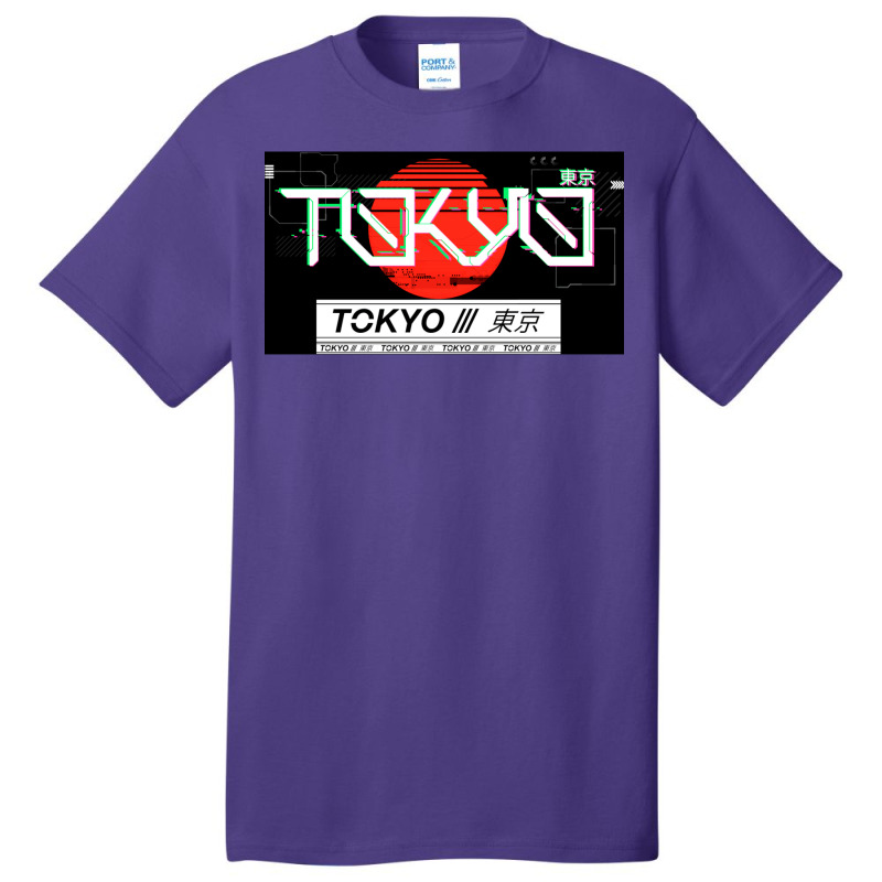 Vaporwave Cyberunk Tokyo Basic T-shirt | Artistshot