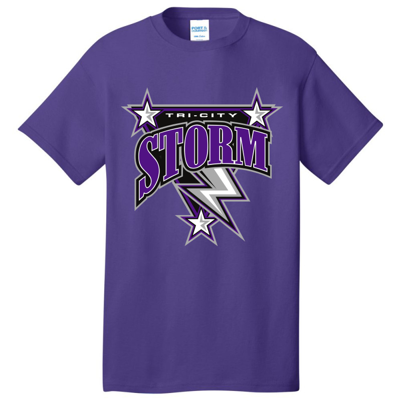 Tri City Storm Basic T-shirt by hilya | Artistshot