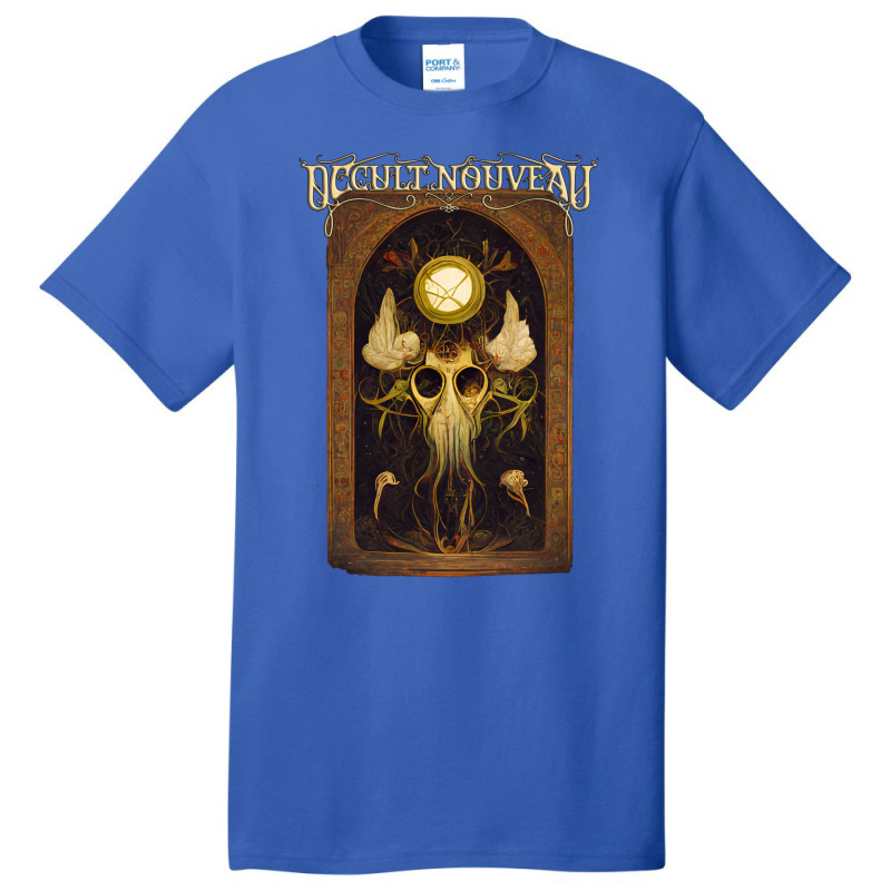 Occult Nouveau Ancestral Spirit Mirror Basic T-shirt by meaneyantichy | Artistshot