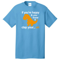 T-rex Clap Your Hands Basic T-shirt | Artistshot