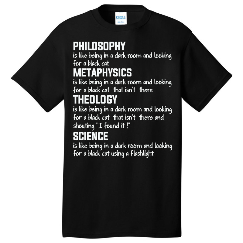 Funny Mix Science, Philosophy, Metaphysics, Theology Basic T-shirt by SusanneRestemayer | Artistshot