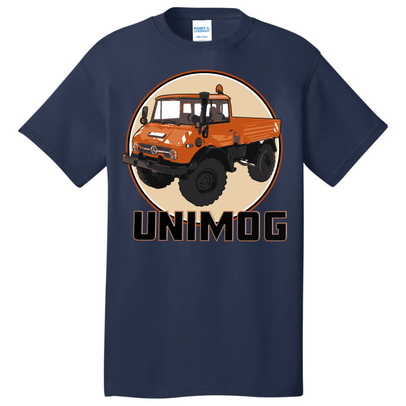 Unimog Orange Basic T-shirt by bazazkwstas | Artistshot