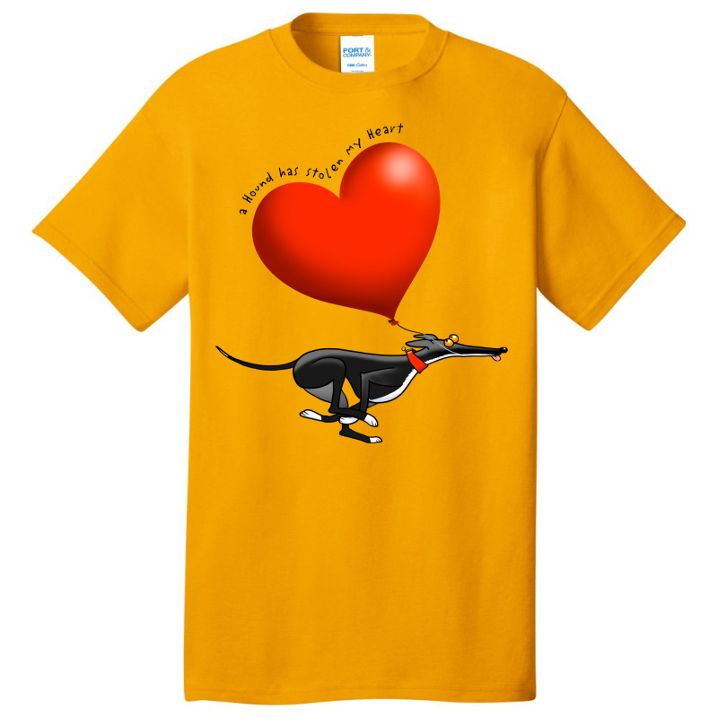 Stolen Heart   Black Hound Basic T-shirt by annolacopjaj | Artistshot