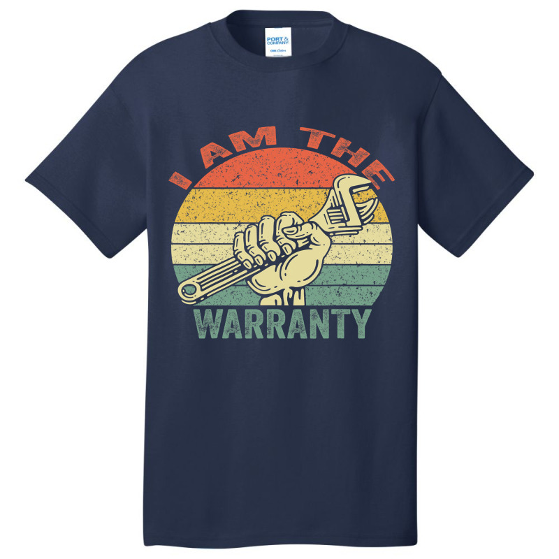 I Am The Warranty Car Lover Retro Vintage Basic T-shirt by DEBORAHBOURSSIQUOT | Artistshot