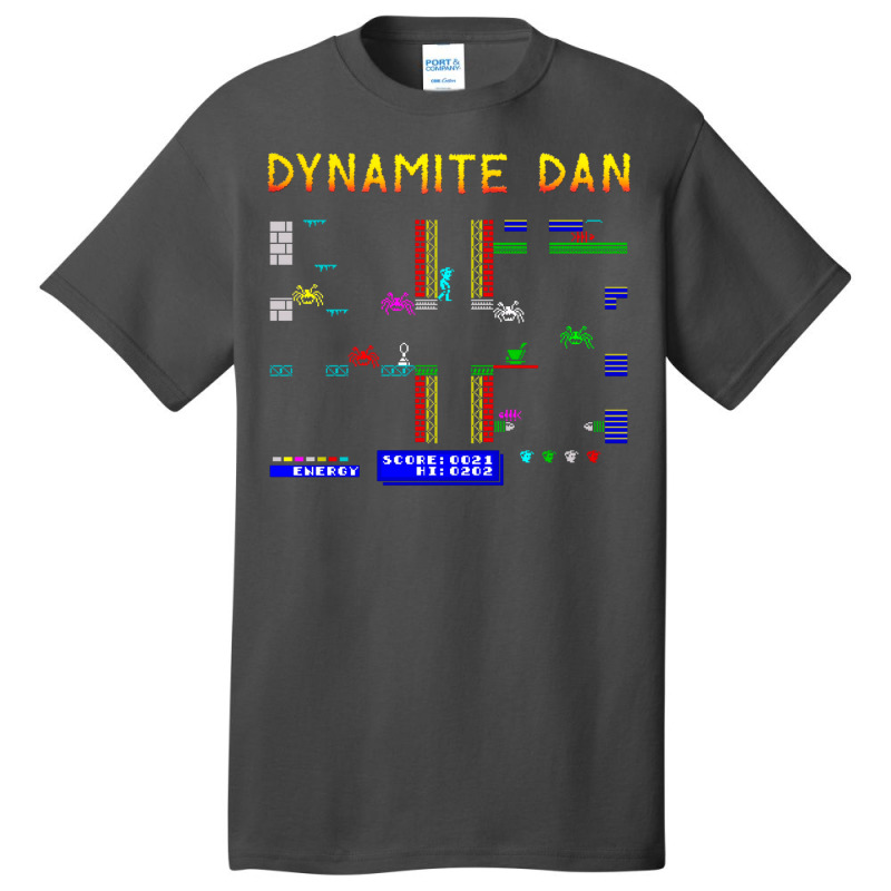 Mod7 Arcade Dynamite Dan Video Game 80s Basic T-shirt by asaquegaikad | Artistshot