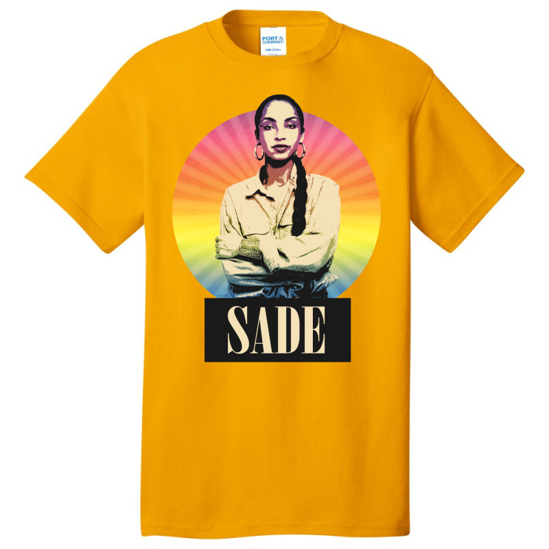 Sade 80s Sophisti Pop Music Basic T-shirt by roziercompe1 | Artistshot