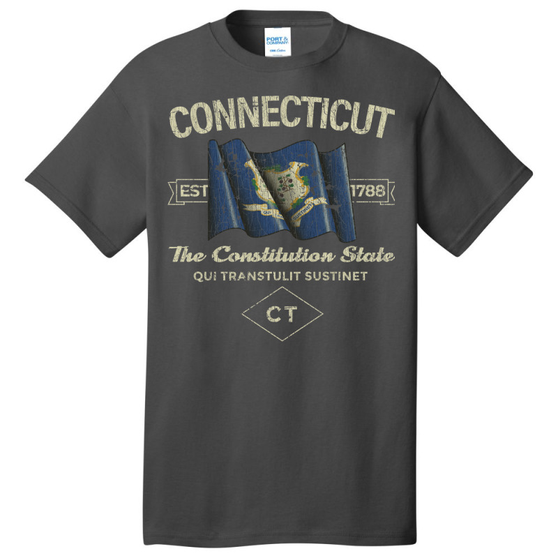 Connecticut 1788 Basic T-shirt | Artistshot