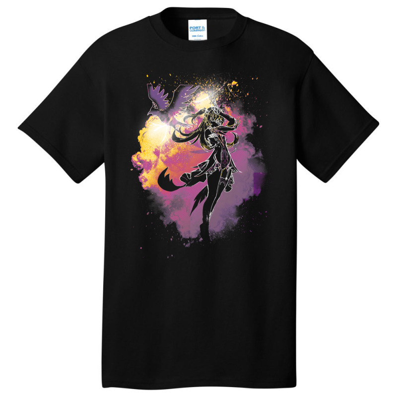 Soul Of The Electro Raven Basic T-shirt by roziercompe1 | Artistshot