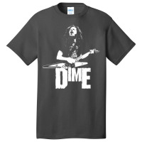 Dime   White Stencil Basic T-shirt | Artistshot