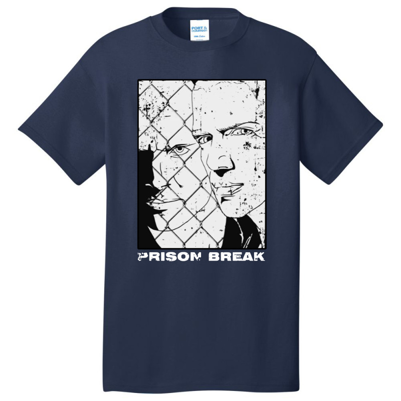 Prison, Break Drama Basic T-shirt by Blackbubbles | Artistshot