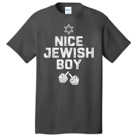 Funny Hanukkah Dreidel Star For Nice Jewish Boy Basic T-shirt | Artistshot