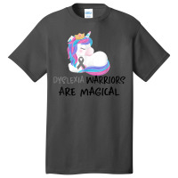 Dyslexia Magical Unicorn Learning Disability Dyslexic Alexia T Shirt Basic T-shirt | Artistshot